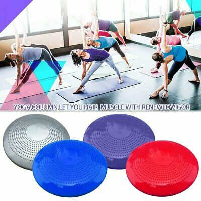 Yoga Balance Board Disc Air Cushion Wobble Physical Gym Stability Train Exercise