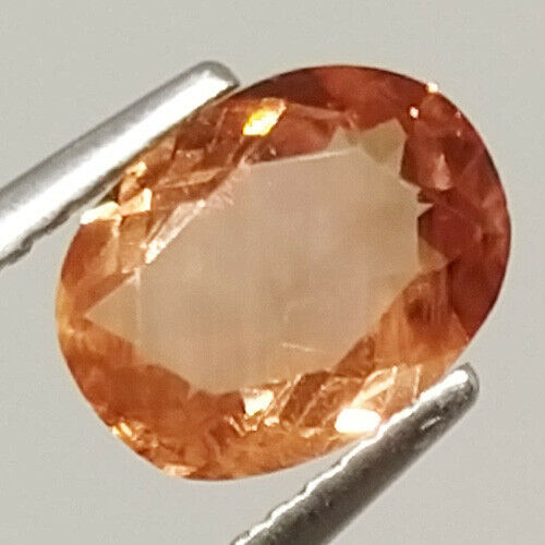 1.14 Cts Glitter Orange Natural Andesine Labradorite Fine Gem Congo