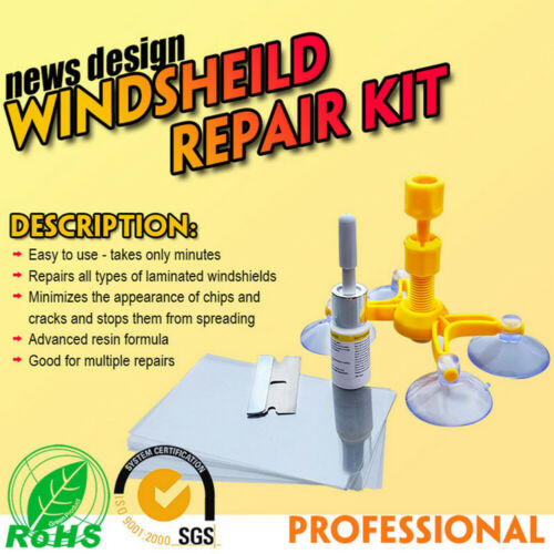 Car Windshield Windscreen Glass Scratch Chip Crack Repair Fix Tool Diy Kit New