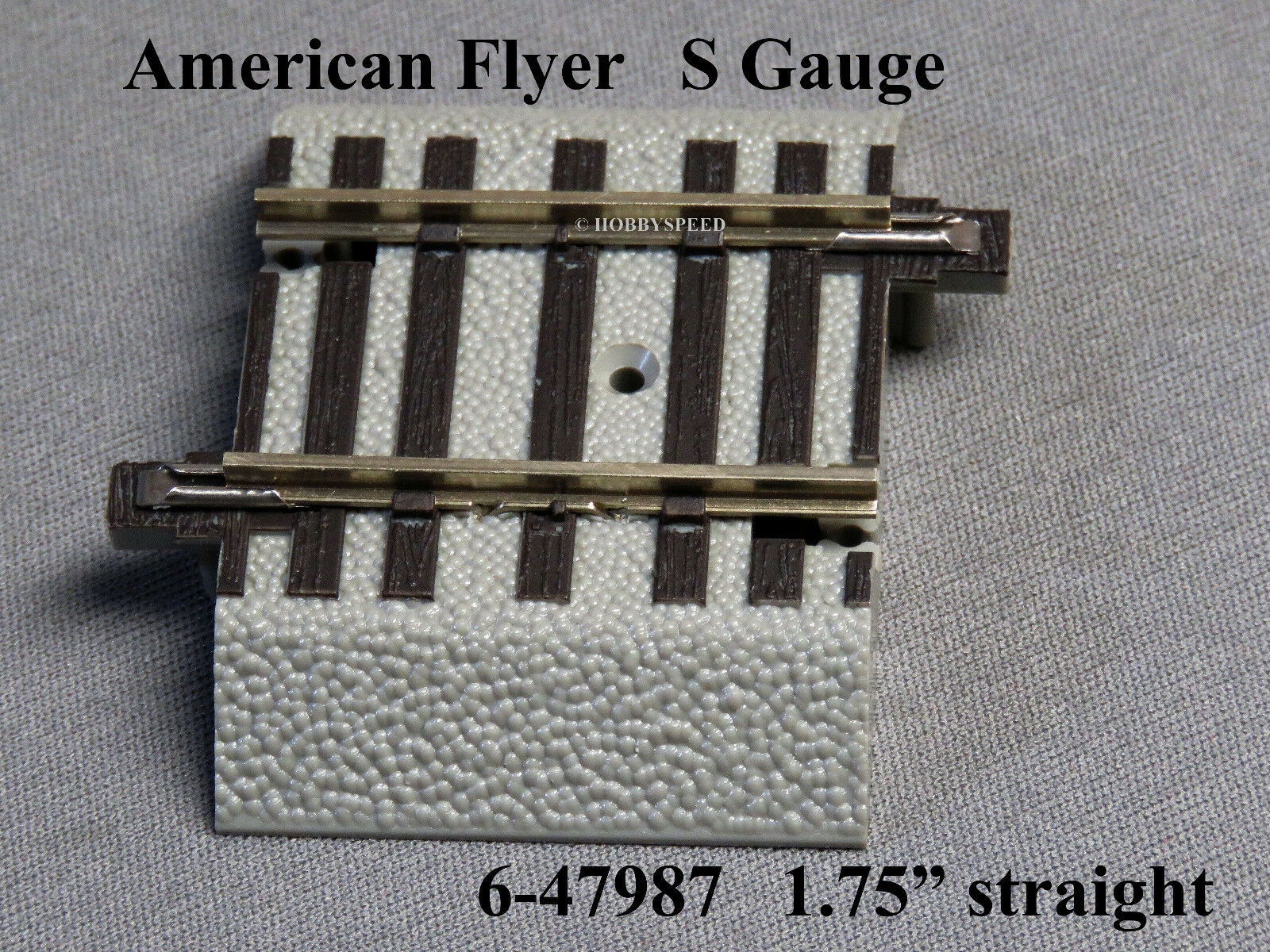 Lionel American Flyer Fastrack 1.75" Straight S Gauge 2 Rail Track 6-47987 New