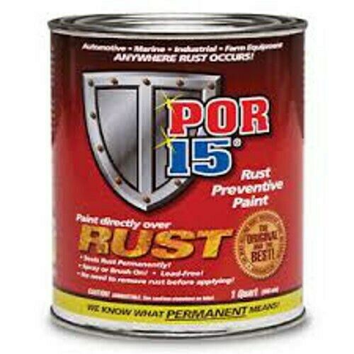 Por-15 Por 15 Rust Preventive Semi Gloss Black Quart
