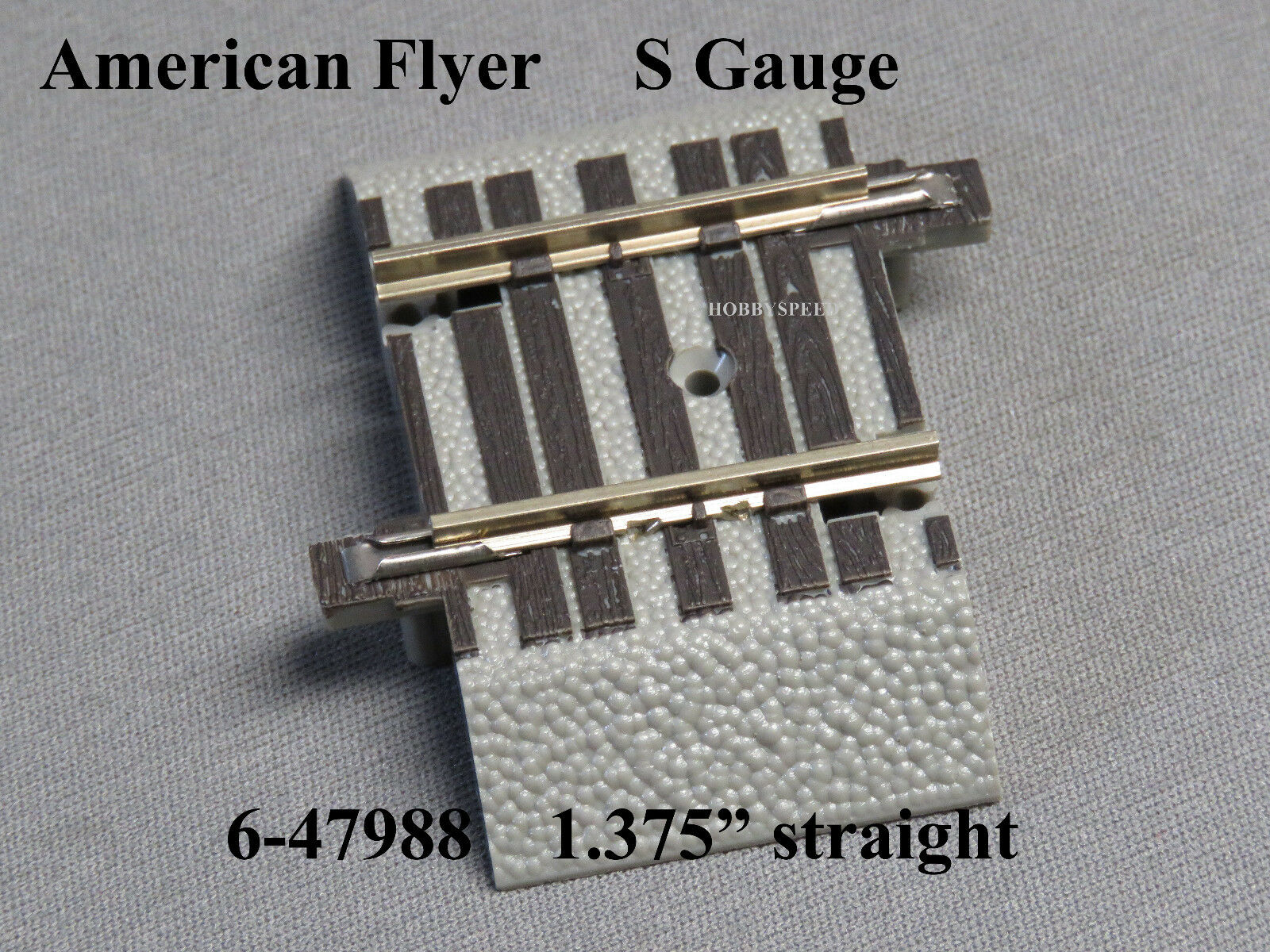 Lionel American Flyer Fastrack 1 3/8" Straight S Gauge 2 Rail Track 6-47988 New