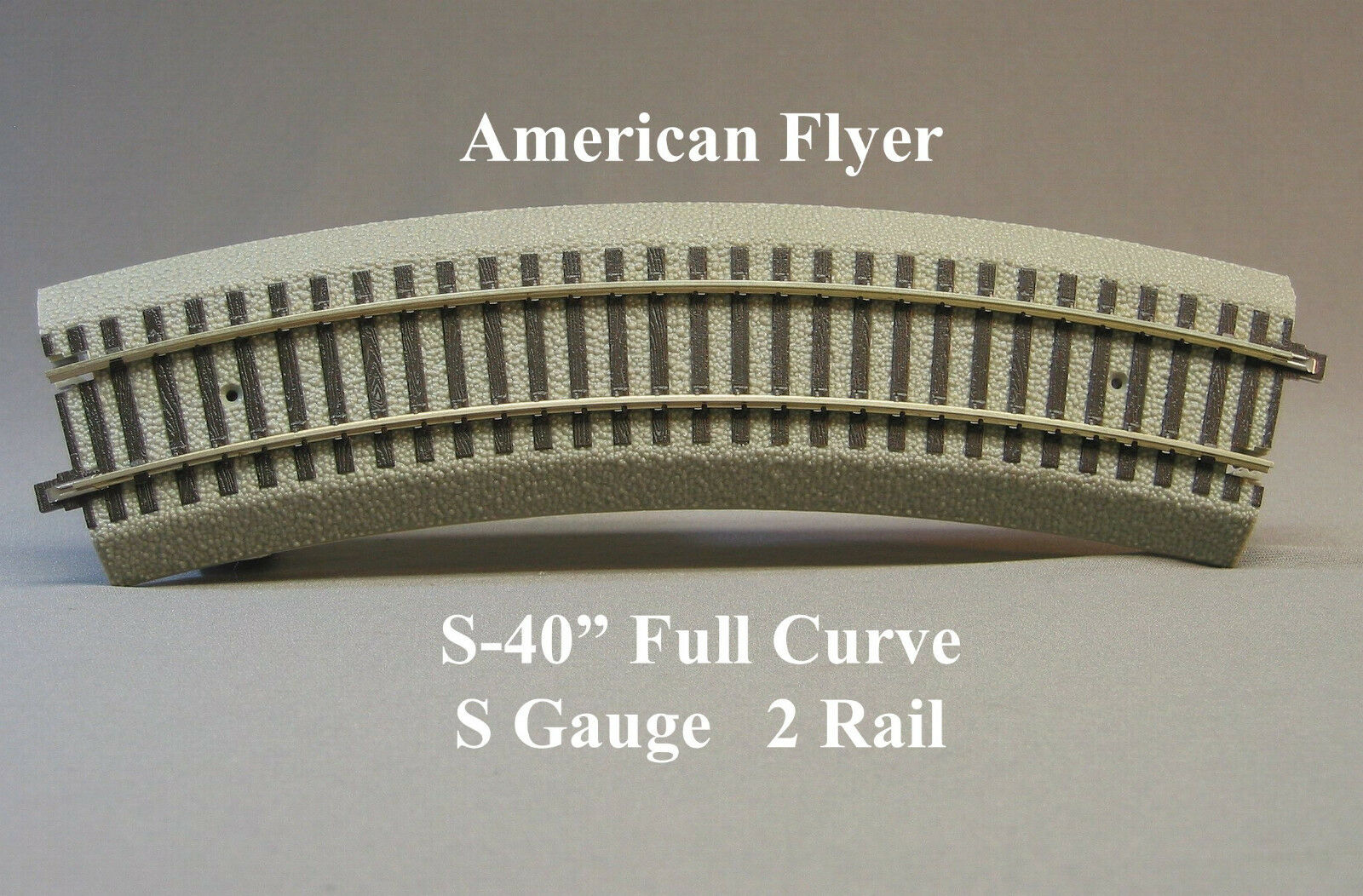 Lionel American Flyer Fastrack R20 Curve S Gauge Af 2 Rail 40" Train 6-49853 New