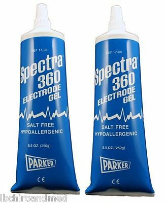 (2 Pack)spectra 360 Electrode Conductive Gel Ecg Gel 8.5 Oz (new)(free Shipping)